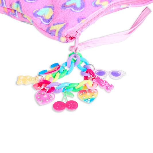 Purrty Pink Paws Kids' Carry-All Pouch