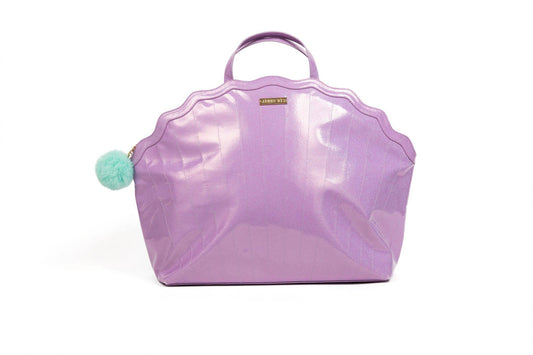 Mermaid Overnight Bag and Shell Cosmetic Bag