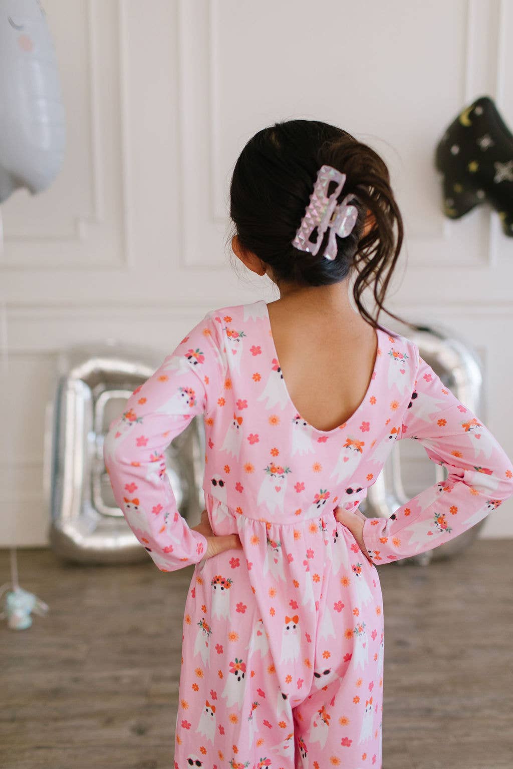 Floral Ghost Romper