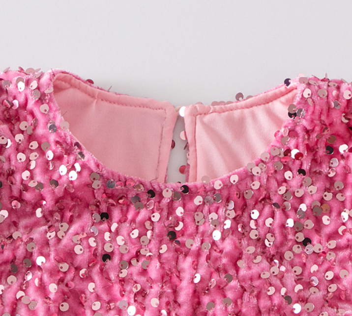 Girls sequin princess dress