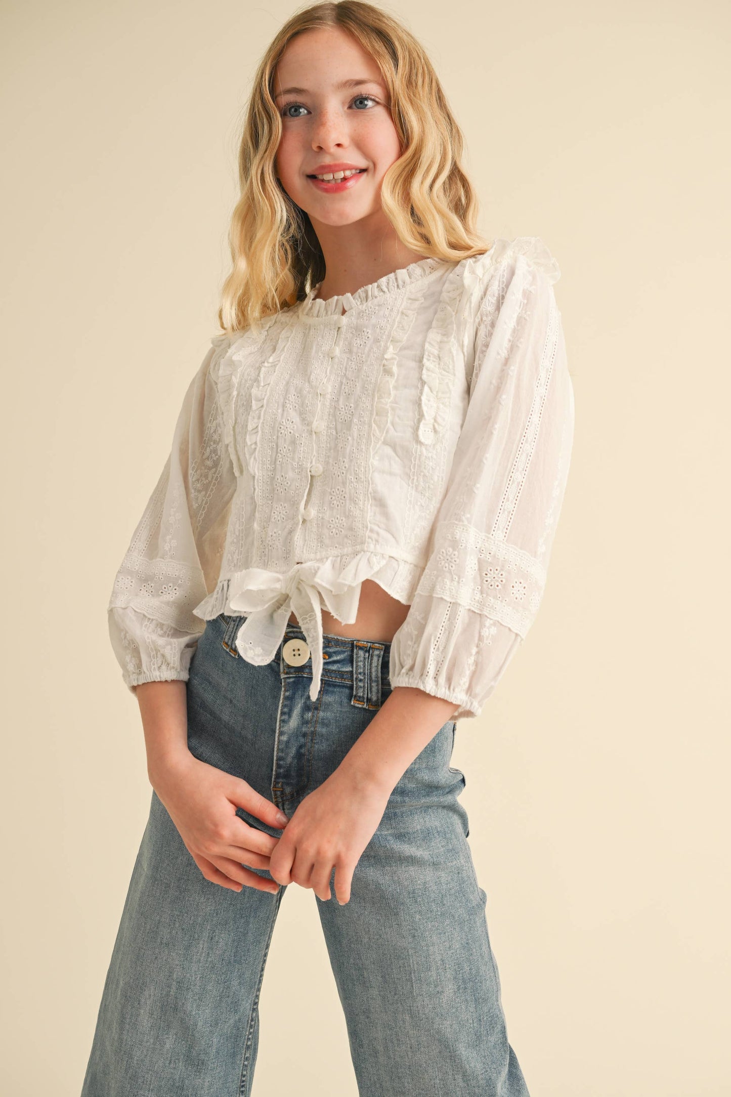 BUTTON DOWN BLOUSE