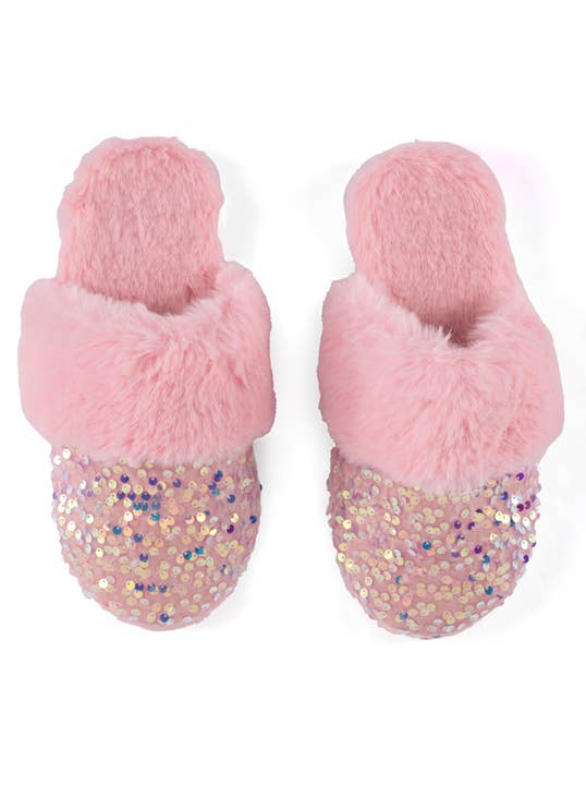 ASSORTED SET OF 2 SIZES FIESTA SLIPPERS, PINK