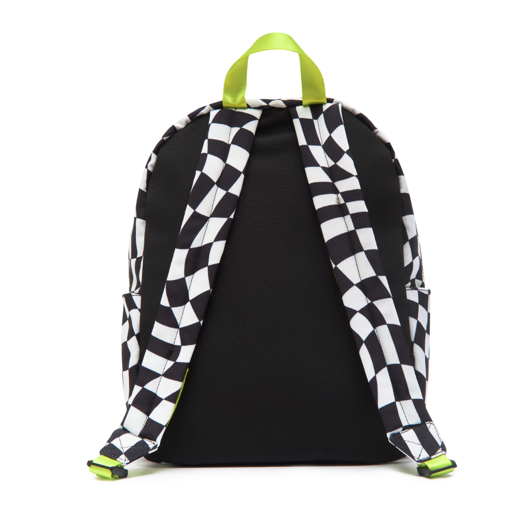 Checkered Toddler Pre-K Backpack w/ Patches Back to School