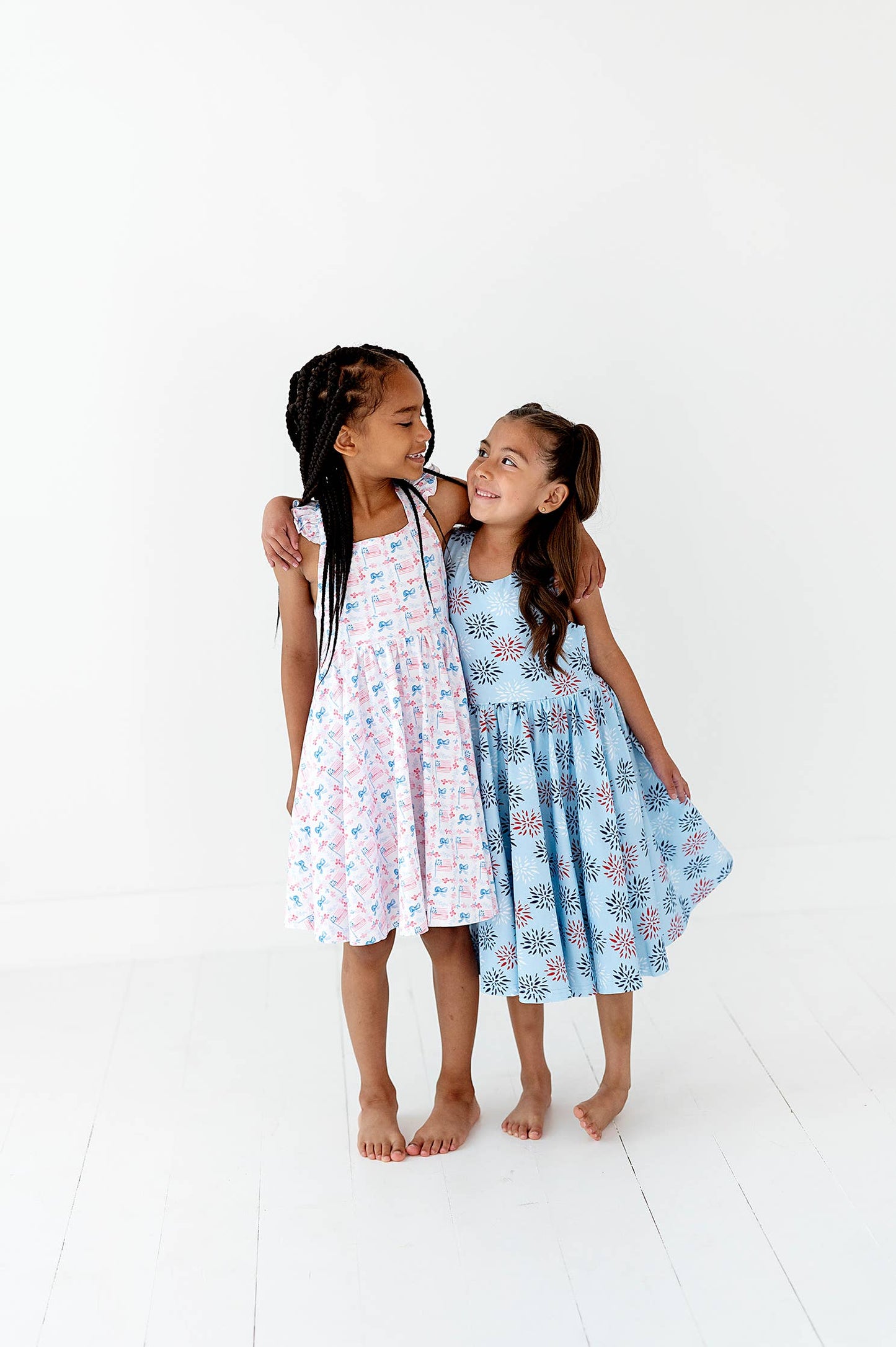 Charlotte Dress in Firework | Pocket Twirl Dress | July 4th