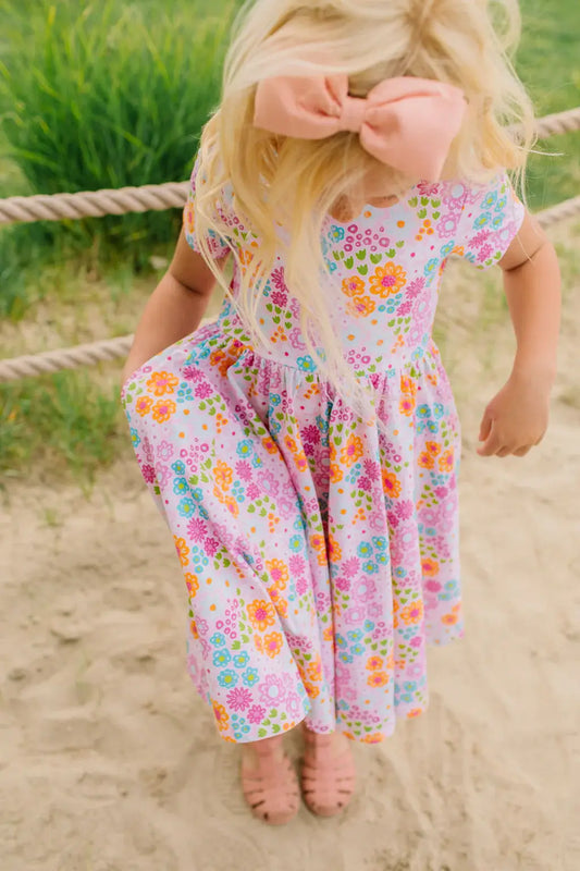 Classic Twirl in Pink Flowers