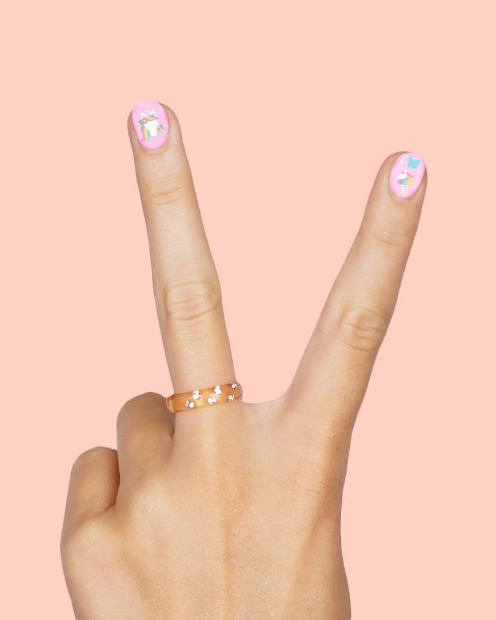 Unicorn Kids Nail Stickers, Bday Favors, Activity, Accessory