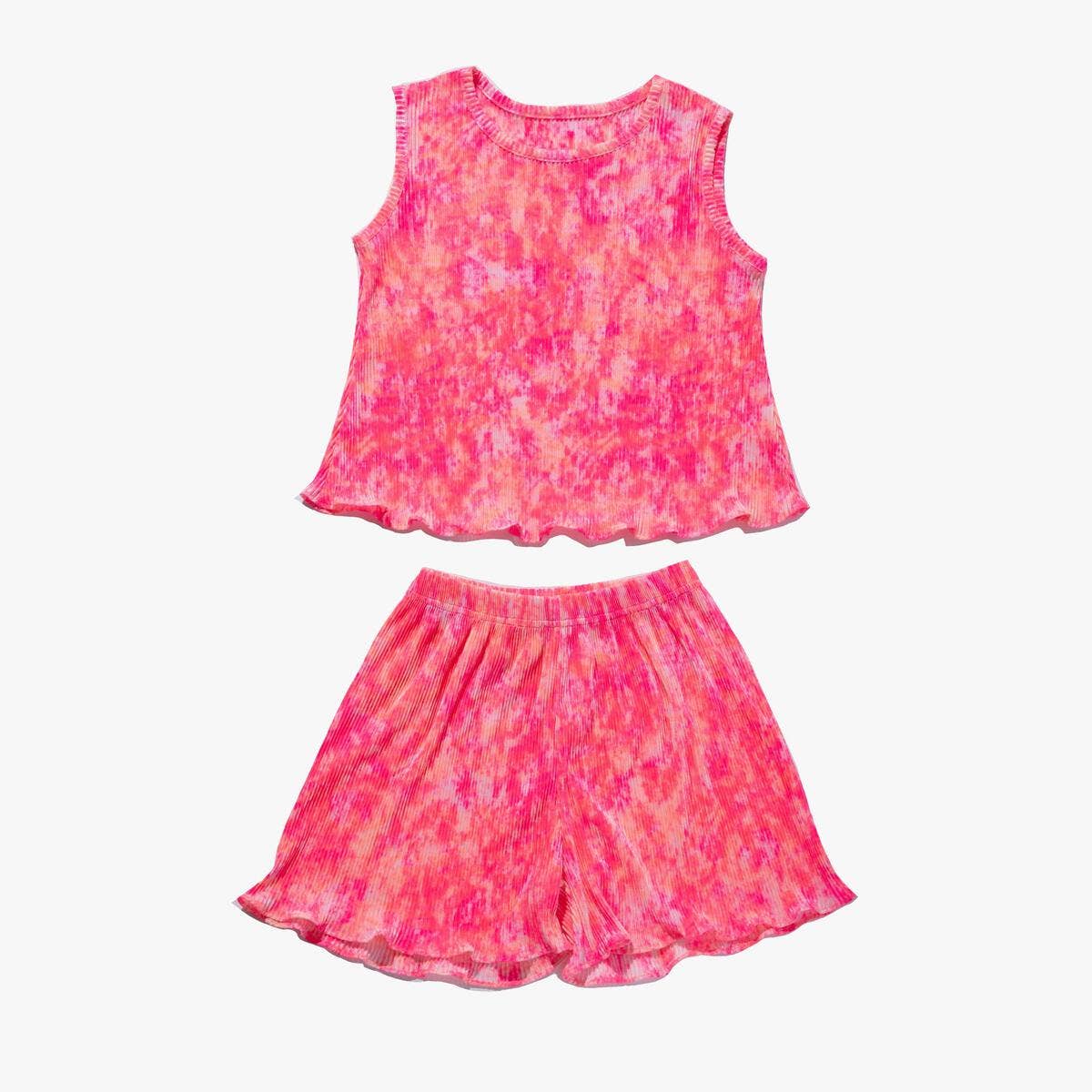 Pleats Short Set