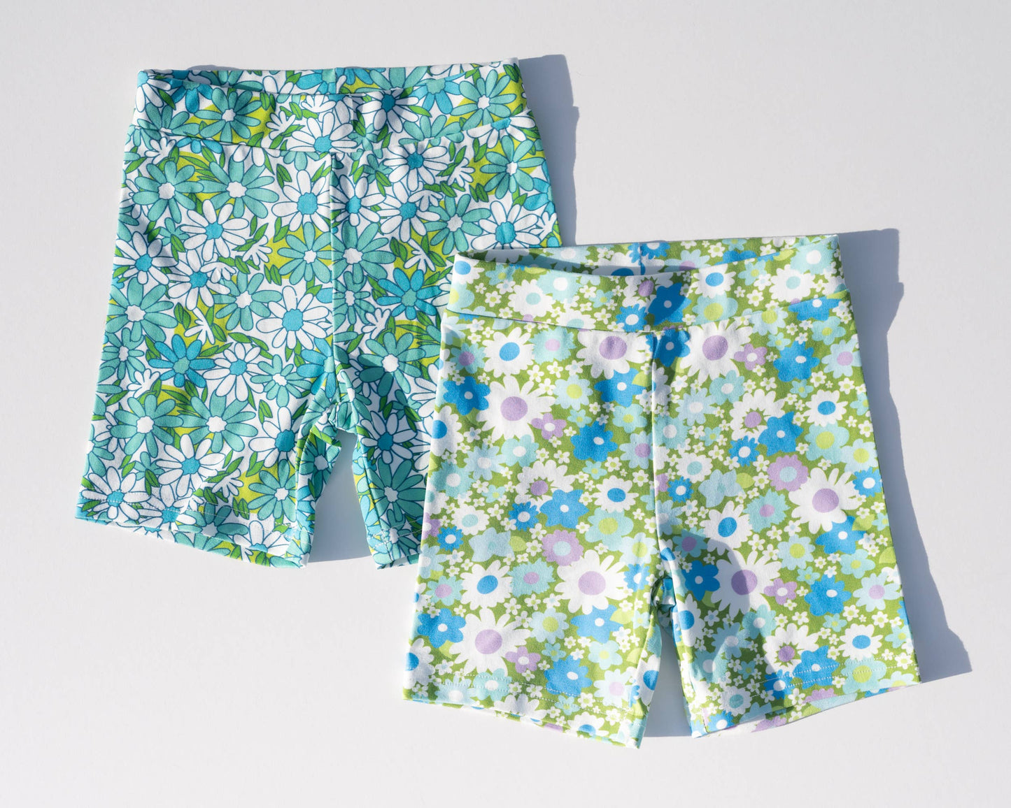 Baby and Girls Flower Power Bike Shorts for Summer