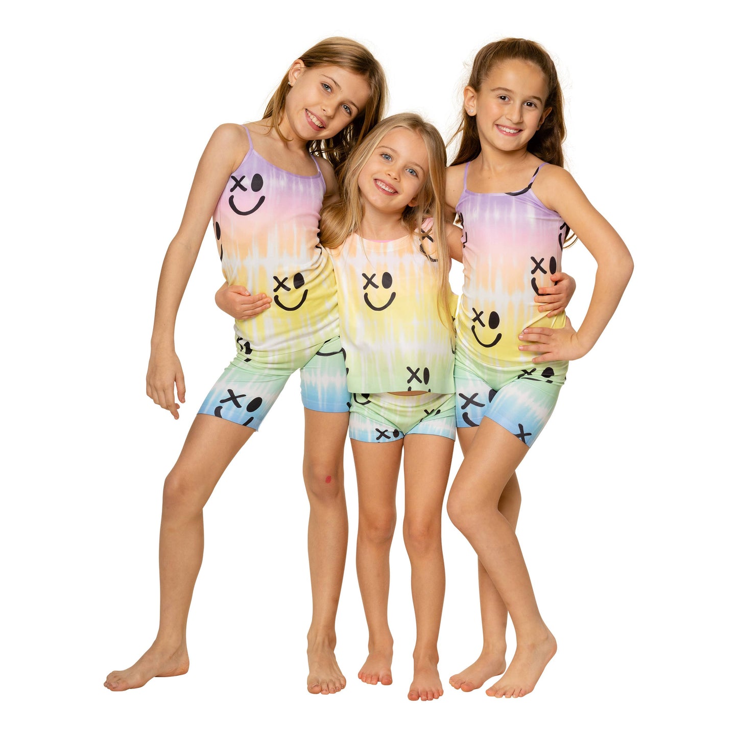 Little Girls (4-6x) Ombre TD w/ Drippy SF Print