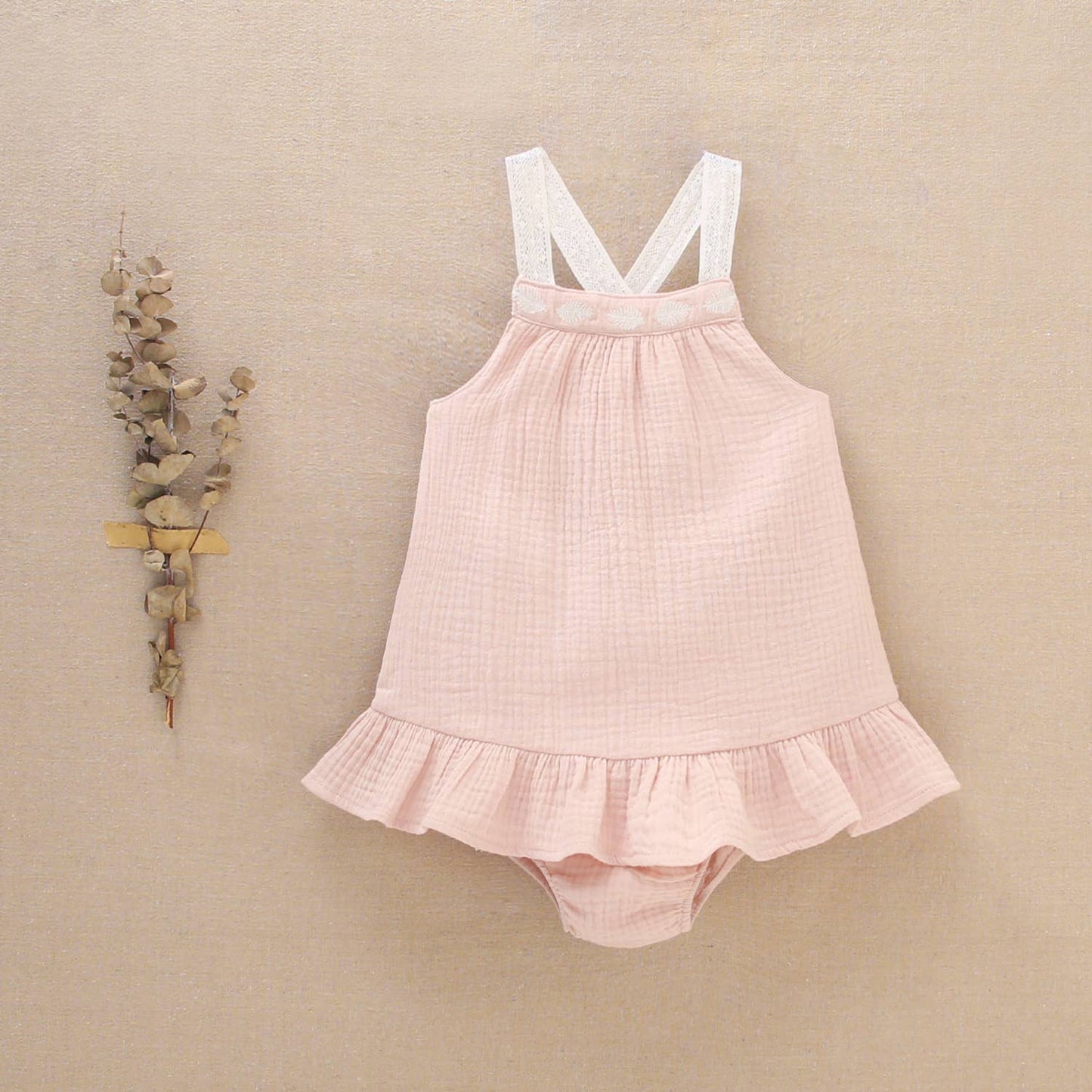 Bambula Jesusita Style Baby Girl's Dress With