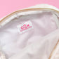 Pink Bow Teddy Cosmetic Zipper Bag - Large