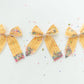 Mesh Shaker Hair Bow - Classroom Cutie