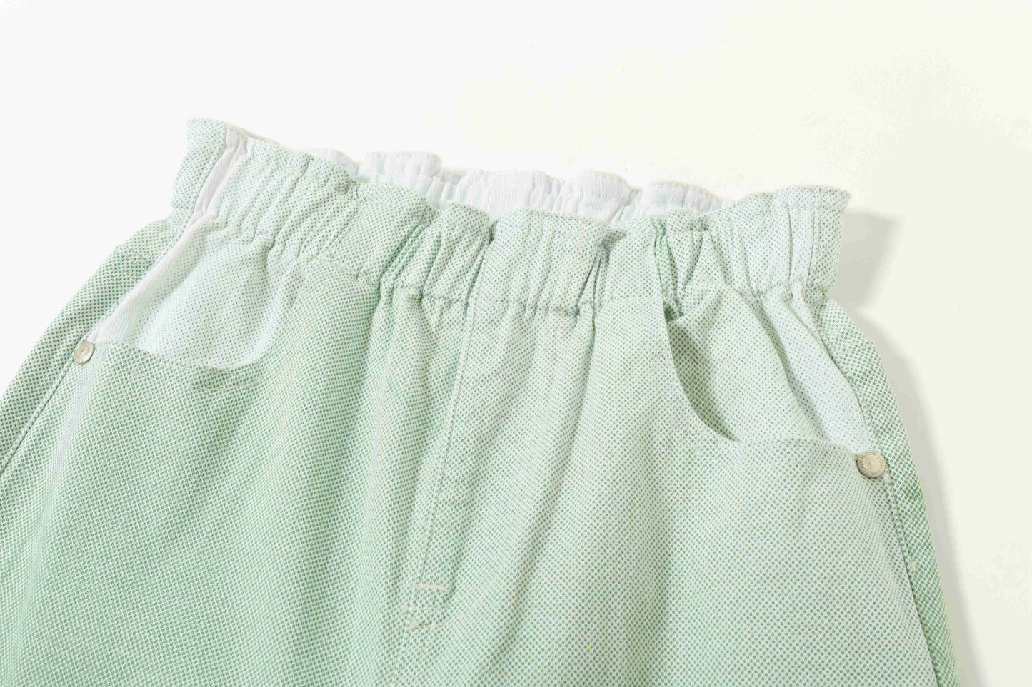 Gradient Green Jeans For Kids Girls