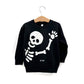 Hey Boo Skelly Tee or Sweatshirt, Halloween Skeleton