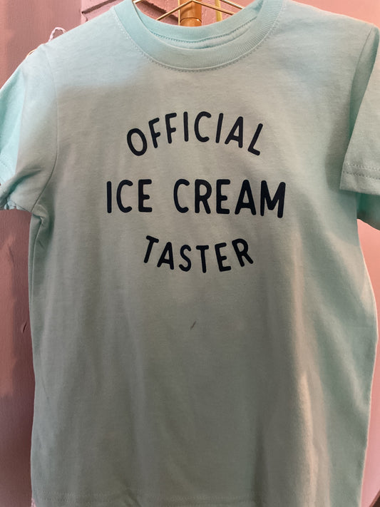 Official ice cream taster