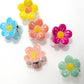 MINI FLOWER SET OF 6 HAIR CLAW CLIPS