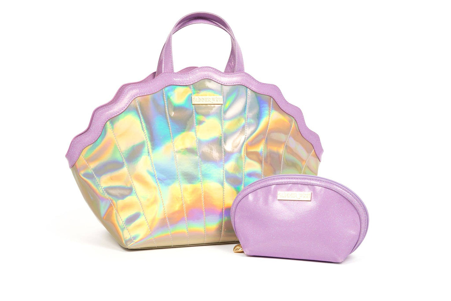 Mermaid Selfcare Keepall and Purple Pearl Pouch