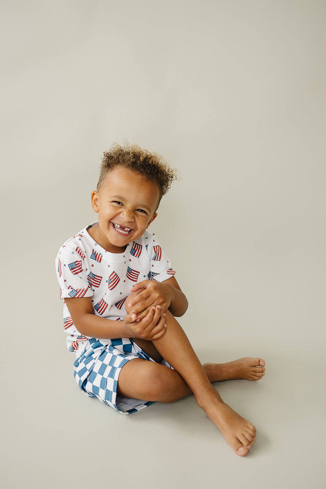 Fourth of July Cargo Shorts Set | Patriotic Vibes
