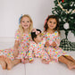 Mabel Romper in Holiday Bows | baby clothing 