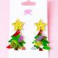 Hand-Painted Acrylic Holiday Art Christmas Tree