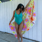 Groovy Flower Pool Towel