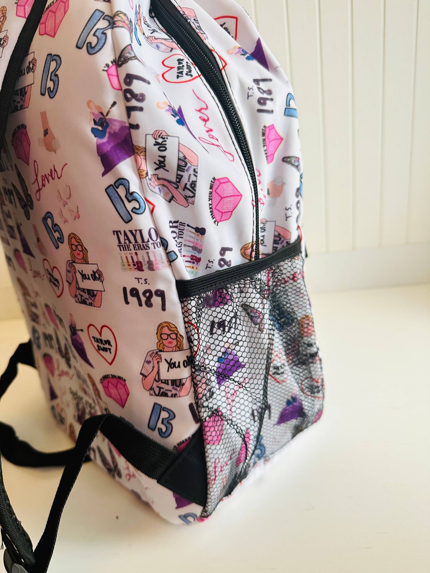 Swiftie Collage BackPack - White 