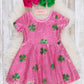 Pink Sequin Shamrock Dress