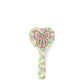 Bow Floral Heart Hairbrush