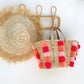 FLORIDA STRAW BASKET, BEACH BAG, SHOPPING BAG
