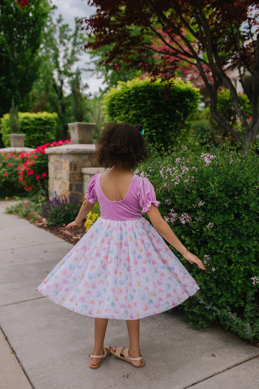 Rose Dress in Candy Hearts