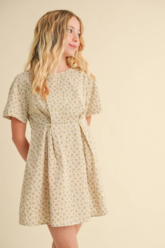 DROP SHOULDER DRESS