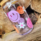 Happy Face Tumbler with Lid, Smiley Face Cup, Smiley Face
