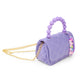 Pearl Handle Message Charm Bag
