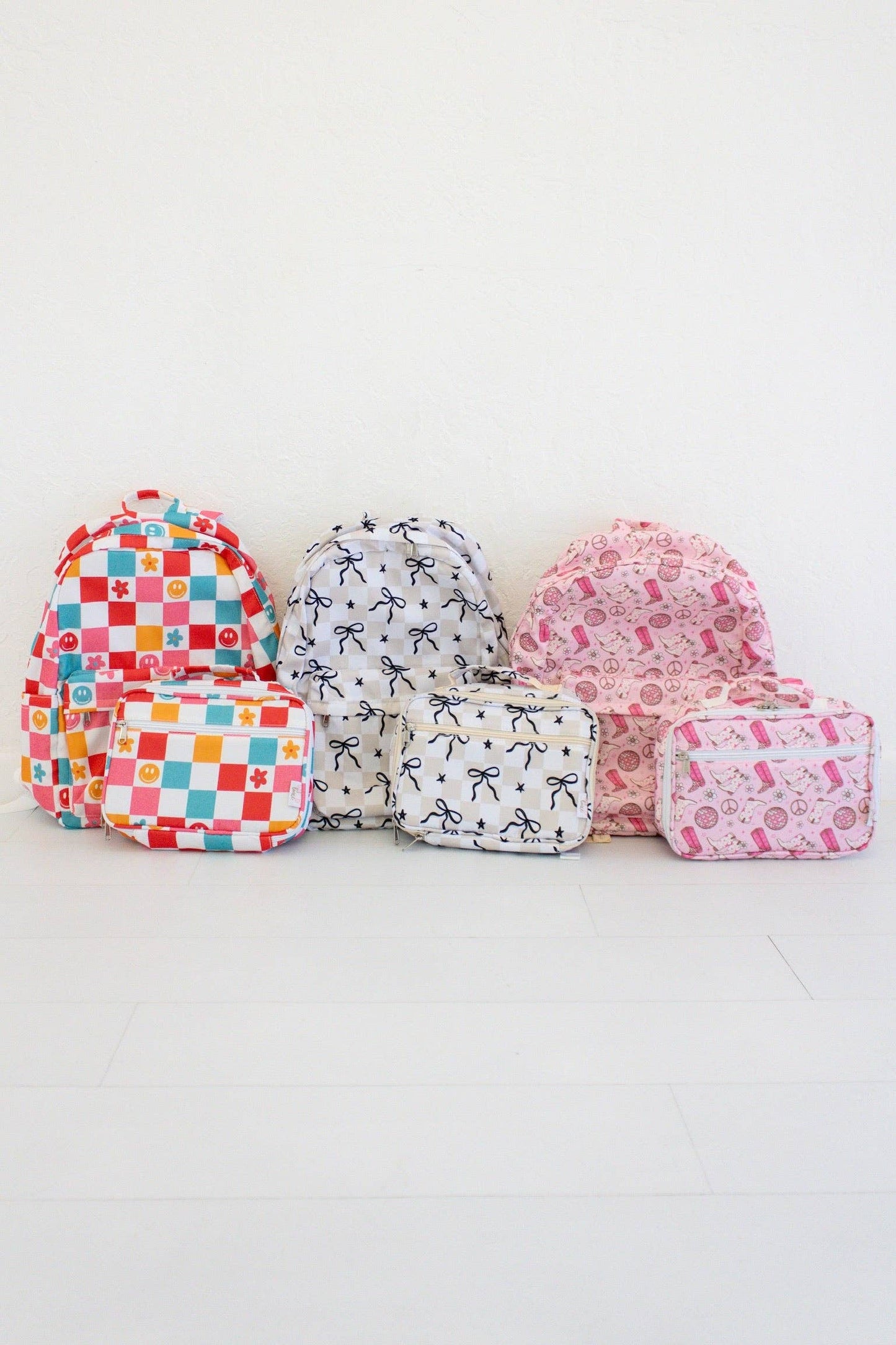 Pink Cowgirl Boots - Backpack & Lunchbox Bundle