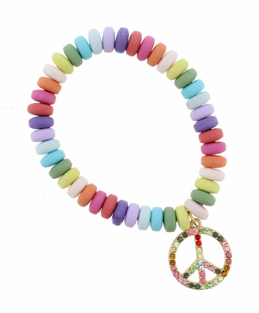 Peace sign bracelet JM Jane Marie