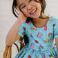 Classic Twirl Dress in Back To School Print