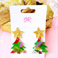 Hand-Painted Acrylic Holiday Art Christmas Tree