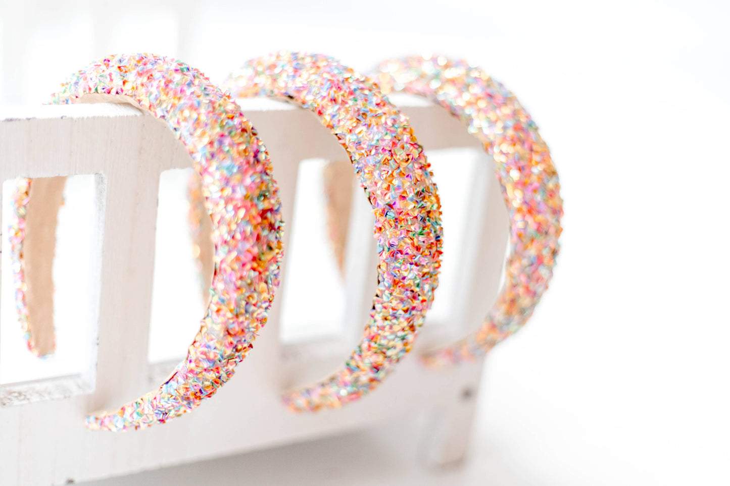 Beaded Headband - Pretty in Pink