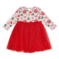 Disco Christmas Long Sleeve Tutu Dress Kids Holiday