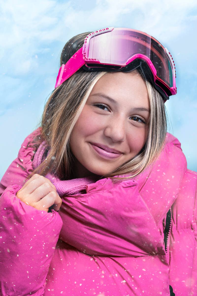 Shine Pink Ski Goggle