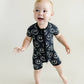 Baby Bamboo Shorty Romper | Electric Smiley