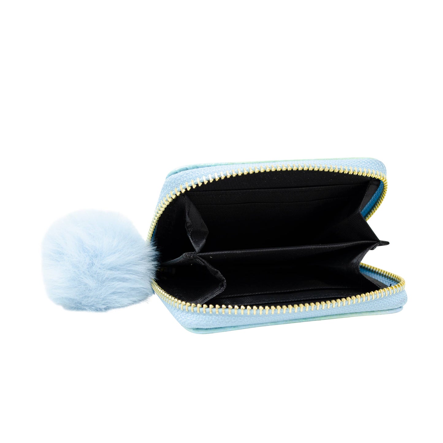 Shiny Tie Dye Mermaid Scale Wallet