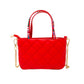 Quilted Rhinestone Tote Bag