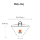 White Bunny easter Straw Basket, Bridal Shower Bag, Baby Bag