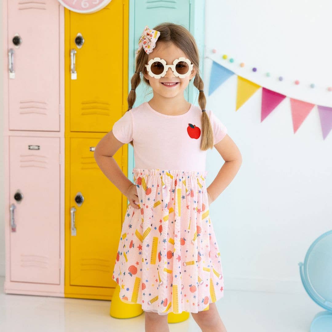 School Days Bow Clip - Back To School Kids Hair Clip
