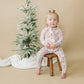 Candy Cane Lane Zippy Romper Christmas Pajamas Baby Girl PJs