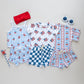 Fourth of July Cargo Shorts Set | Patriotic Vibes