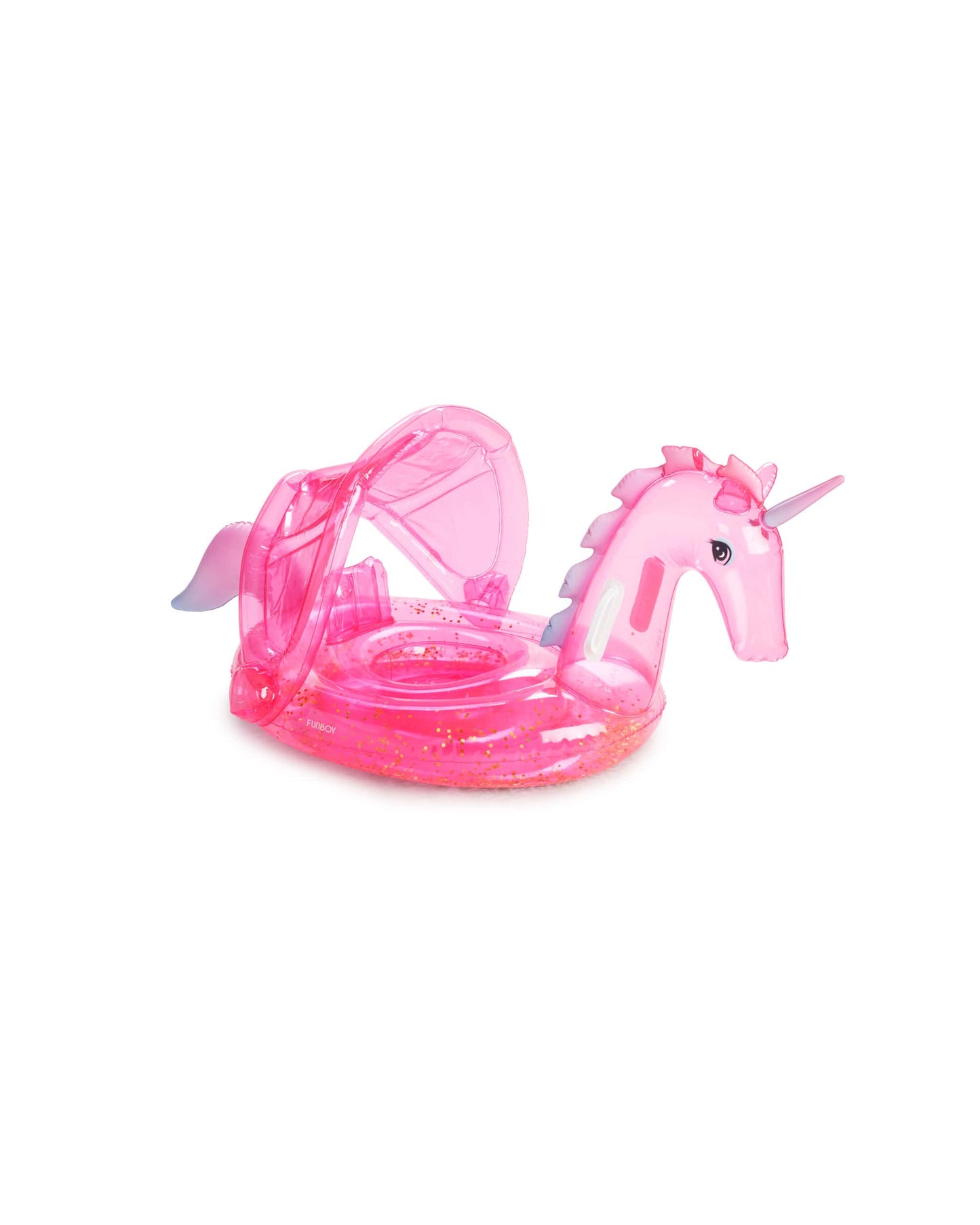FUNBABY® Clear Pink Glitter Unicorn