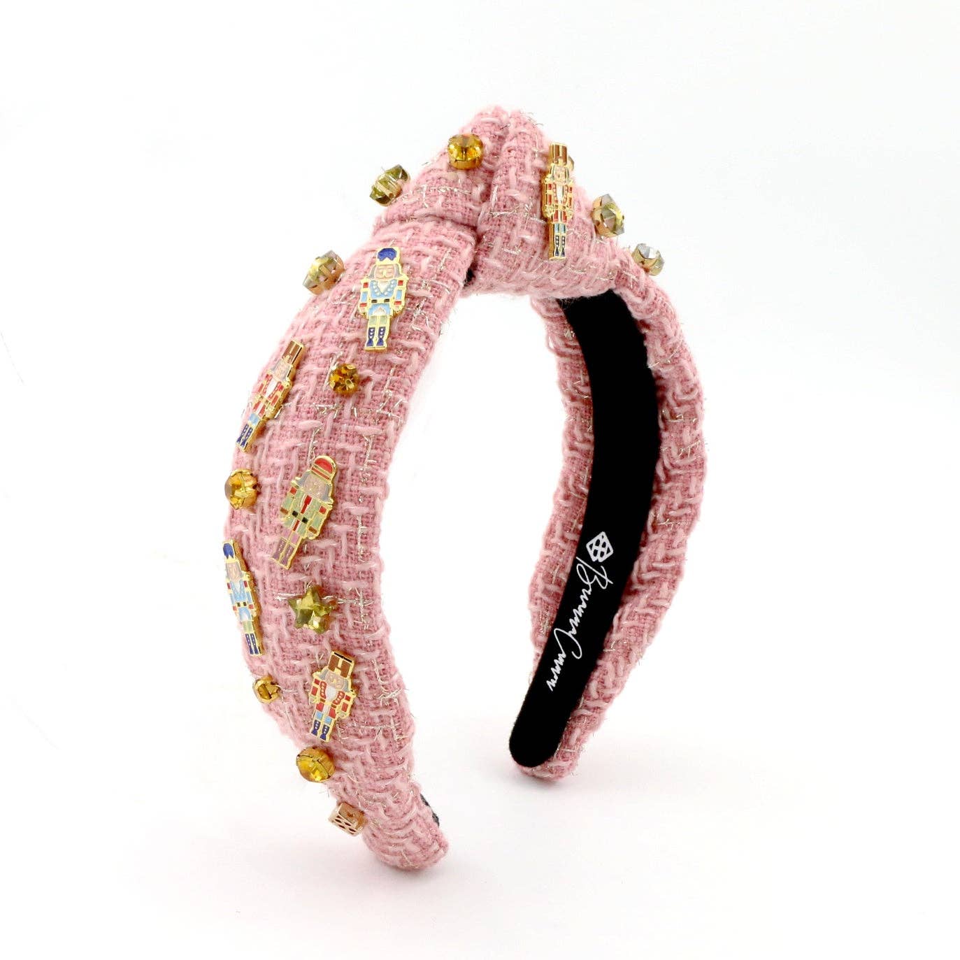 Child Size Pink Tweed Nutcracker Headband PRE-ORDER (Est. Ship 10/15)