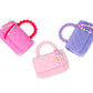 Pearl Handle Message Charm Bag